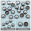 Unicraftale 20Pcs 1-Hole Alloy Shank Buttons FIND-UN0002-83B-5