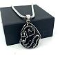 Vintage Punk 304 Stainless Steel Dragon Pendant Necklaces for Men GS6470-4