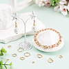 10Pcs 5 Styles Brass Open Jump Rings KK-TA0008-84G-7