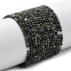 Natural Serpentine/Green Lace Stone Beads Strands G-Z116-A16-2mm-2