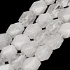 Natural Quartz Crystal Beads Strands G-Q608-11O-2