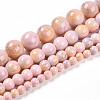 Baking Paint Glass Beads Strands DGLA-N003-8mm-C01-3