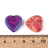 Baking Paint Transparent Glass Beads X-DGLA-N018-12-3