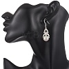 Shell Pearl Dangle Earrings EJEW-JE07226-2