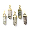 Natural Peace Jade Pointed Pendants G-G025-01G-23-1