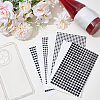 4 Sheets 4 Styles Acrylic Imitation Pearl Stickers Paper Sheets for Craft DIY-SP0002-64D-4