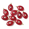 Dyed Natural White Jade Pendants G-H328-07G-A03-1