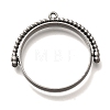 Alloy Open Back Bezel Pendants PALLOY-I223-01B-1