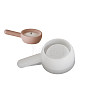 Flat Round with Handle DIY Silicone Candlesticks Molds LS-SIMO-G010-02C-1
