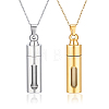 2Pcs 304 Stainless Steel Perfume Bottle Pendants DIY-PH0036-95-1