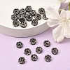 Brass Rhinestone Spacer Beads RB-A014-L8mm-01B-4