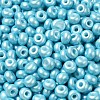 Baking Paint Luster Glass Seed Beads SEED-B001-04A-03-3