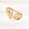 304 Stainless Steel Cuff Open Rings for Women RJEW-T034-01G-2