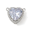 Brass Pave Cubic Zirconia Pendants KK-CBA74BF-01P-04-1