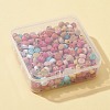 50G 2 Colors Opaque Mixed Color Acrylic Beads SACR-FS0001-10-3