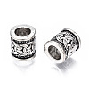 Tibetan Style Alloy European Beads TIBEB-N005-068-3