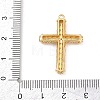 Rack Plating Brass Micro Pave Cubic Zirconia Pendants KK-Q786-04G-01-3