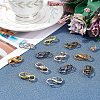 12Pcs 6 Color Alloy DIY Bags Adjustable Clasps Accessories FIND-WR0003-24-3