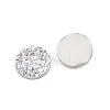 Resin Imitation Druzy Quartz Cabochons RESI-E013-03F-10MM-1-2