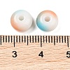 Opaque Spray Painted Glass Beads X1-GLAA-G118-01M-3