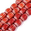 Handmade Millefiori Glass Barrel Beads LS-LA-N002-06B-1