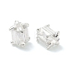 Brass Pave Cubic Zirconia Beads KK-H532-21B-S-1