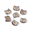 Picasso Transparent Glass Beads SEED-N012-07F-1