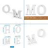 Wooden Alphabet Letters Ornaments WOOD-TA0002-37-10