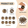 Wood European Beads WOOD-TA0003-10A-4