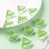 Transparent Enamel Acrylic Beads TACR-S155-001D-6