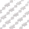 20 Yards Malan Flower and Butterfly Polyester Lace Trim OCOR-TAC0016-18A-3