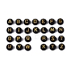 Opaque Acrylic Beads SACR-Q001-04B-M-1