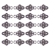 20Pcs Knot Zinc Alloy Adjustable Jean Button Pins FIND-FH0017-91B-1