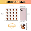 8 Sheets Plastic Waterproof Self-Adhesive Picture Stickers DIY-WH0428-107-2