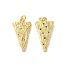 Rack Plating Brass Pave Cubic Zirconia Pendants KK-O142-20G-2