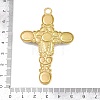 Bohemian Style 304 Stainless Steel with Synthetic Turquoise Big Pendants STAS-G381-02G-09-3