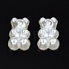 ABS Plastic Imitation Pearl Beads X-OACR-N008-120-2