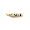 Brass Enamel Charms KK-P338-01G-G01-1