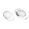 (Old Sku: GGLA-G010)Transparent Oval Glass Cabochons GGLA-R022-14x10-3