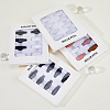 4 Box 4 Colors Plastic Blank Oval Scarf Safety Pins FIND-FH0006-55-3