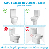 ABS Toilet Tank Fill Valve & Flush Valve Kit AJEW-WH0752-595-5