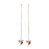 Bird Alloy Rhinestone Ear Thread FS-WG4B879-01-1