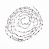 201 Stainless Steel Flat Round & Oval Link Chains STAS-N092-114-2