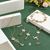 80Pcs 8 Styles Alloy Connector Charms FIND-GO0001-05-4