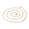 Brass Cable Chain Necklaces NJEW-H032-01G-2