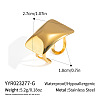 304 Stainless Steel Cuff Open Rings for Women RY6041-2-2