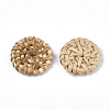 Handmade Reed Cane/Rattan Woven Beads X-WOVE-T006-130B-2