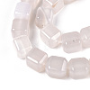Natural White Agate Beads Strands G-N353-03A-04-4