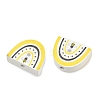 Printed Poplar Wood Beads WOOD-Z008-01F-2