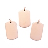 Ion Plating(IP) 304 Stainless Steel Pendants STAS-I311-03A-RG-2